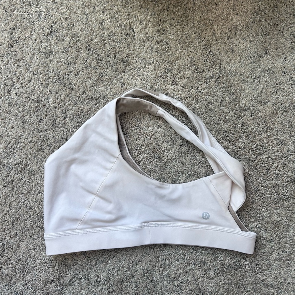 Lululemon White Sports Bra - Picture 3 of 4